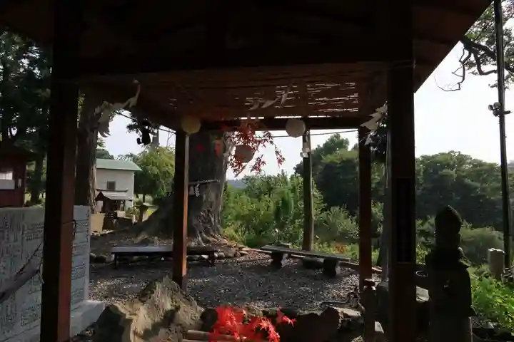 阿久津「田村神社」(郡山市阿久津町)旧社名:伊豆箱根三嶋三社の手水舎