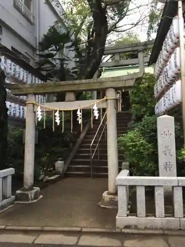 駒込妙義神社の鳥居