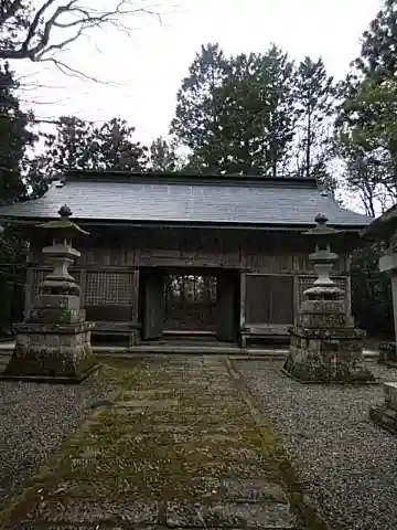 菅船神社の山門・神門