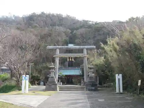 洲崎神社の鳥居