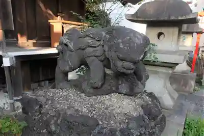 大島稲荷神社の狛犬