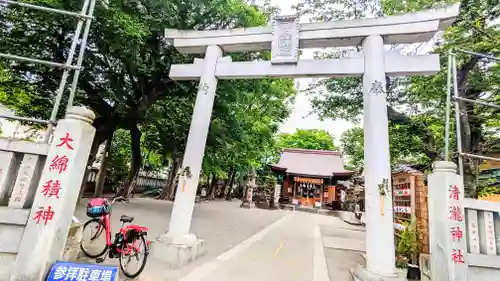 清瀧神社の鳥居