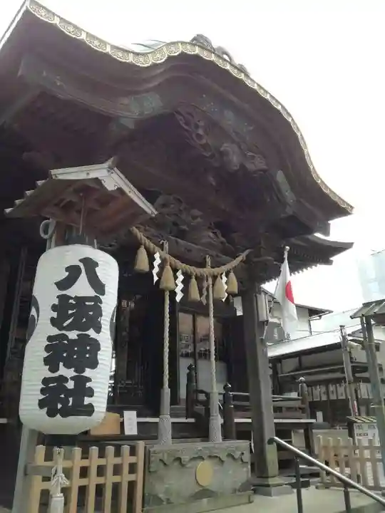 取手八坂神社の本殿・本堂