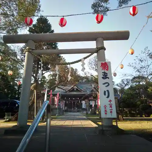 大生郷天満宮の鳥居