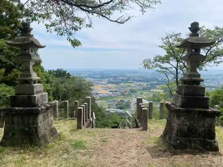 三毳神社(奥宮)の景色