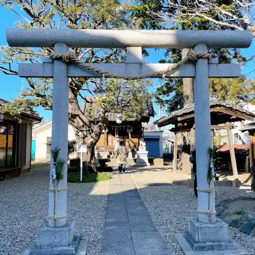 雷神社の鳥居