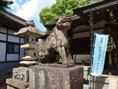 登渡神社の狛犬