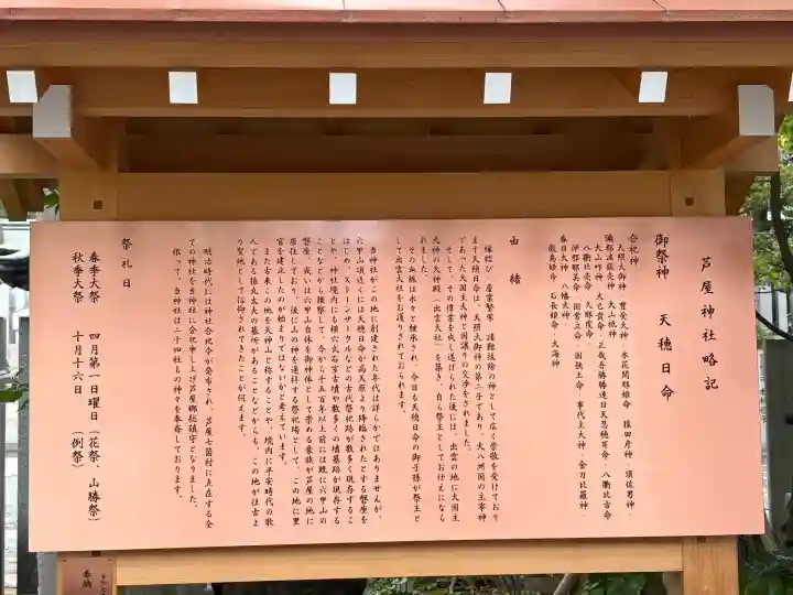 芦屋神社の{uncategorized: "未分類", other: "その他", undefined: "問題あり", building: "その他建物", grave: "お墓", sacred_gate: "鳥居", guardian: "狛犬", statue: "像", buddha: "仏像", history: "歴史", nature: "自然", garden: "庭園", animal: "動物", pagoda: "塔", temizu: "手水舎", mountain_gate: "山門・神門", sanctuary: "本殿・本堂", subordinate: "末社・摂社", art: "芸術", scenery: "景色", jizo: "地蔵", ema: "絵馬", goshuin: "御朱印", omikuji: "おみくじ", items: "授与品その他", amulet: "お守り", goshuincho: "御朱印帳", eats: "食事", festival: "お祭り", votive_dance: "神楽", shichigosan: "七五三参", wedding: "結婚式", experience: "体験その他", initially: "初詣", around: "周辺", anti_infection: "感染症対策"}