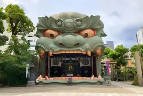 難波八阪神社の狛犬