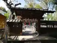 馬込八幡神社の山門・神門