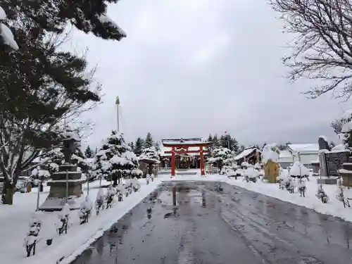 美瑛神社の鳥居