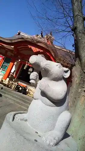 戸部杉山神社の狛犬