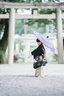 立志神社の七五三参
