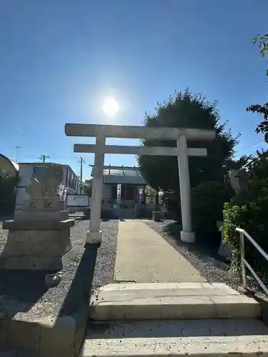 白幡神社の鳥居