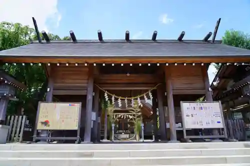 開成山大神宮の山門・神門