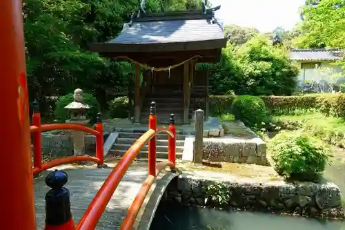 龍田大社の庭園