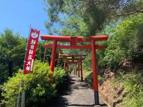 岐阜稲荷山本社の鳥居