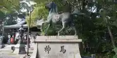 賀茂神社の狛犬