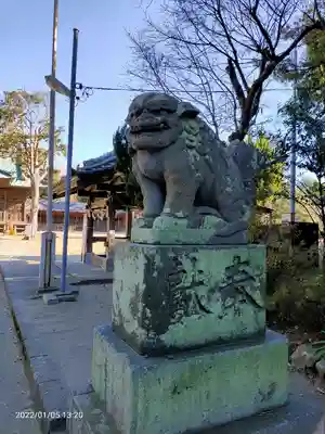 鶴谷八幡宮の狛犬