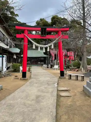 板宿八幡神社の鳥居