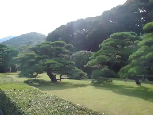 伊勢神宮内宮（皇大神宮）の庭園