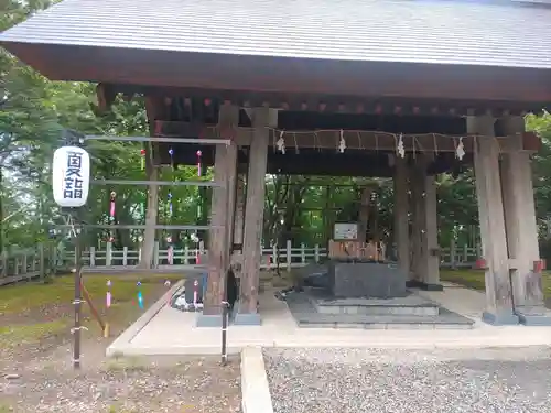 上川神社の手水舎