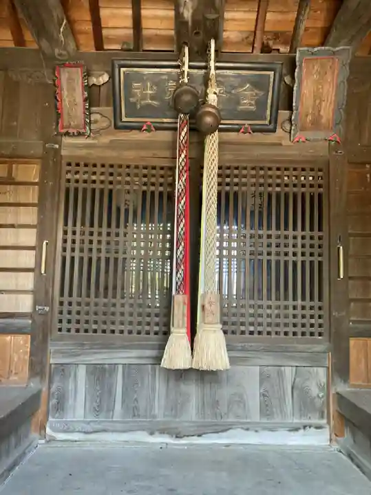 金ケ崎神社の本殿・本堂