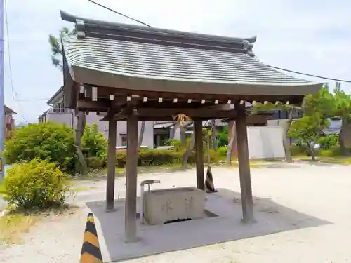 八幡社（江端八幡社）の手水舎