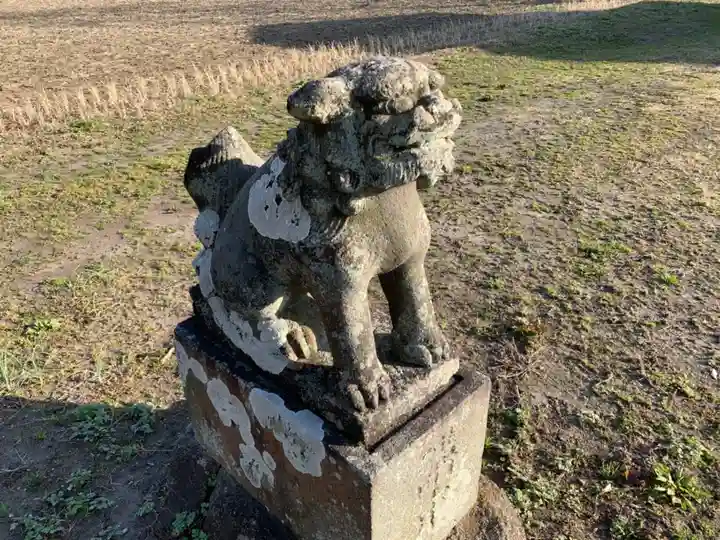 細田神社の狛犬