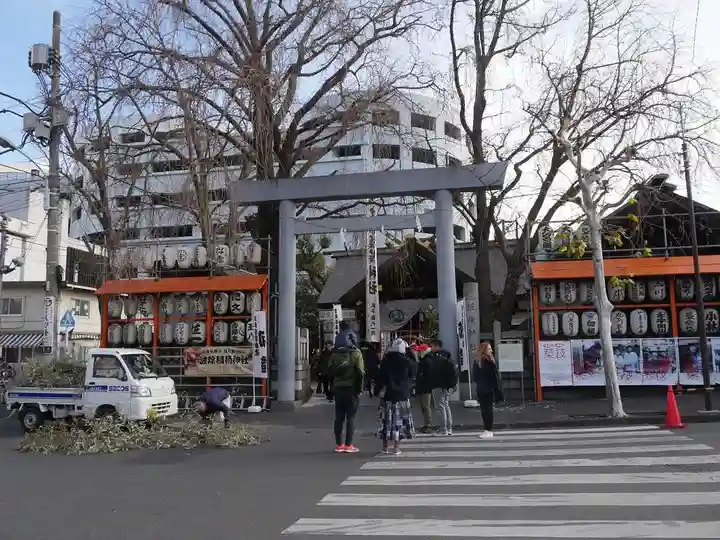 波除神社(波除稲荷神社)の鳥居