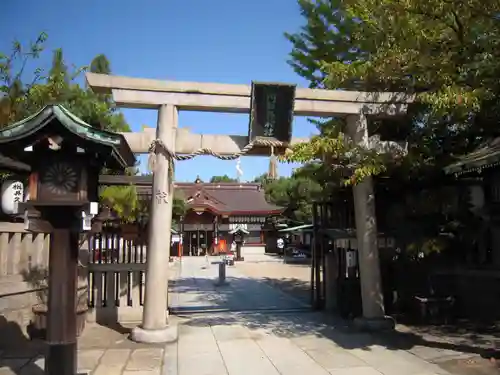 阿部野神社の鳥居