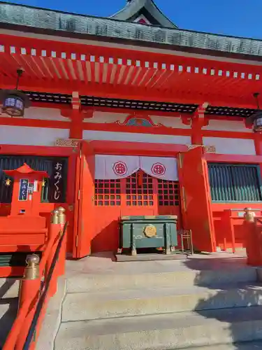 足利織姫神社の本殿