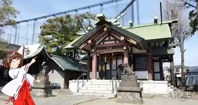 上小松天祖神社の本殿・本堂