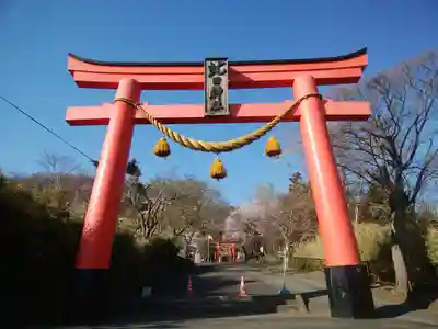 虻田神社の鳥居