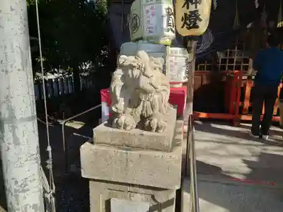 中津瀬神社の狛犬