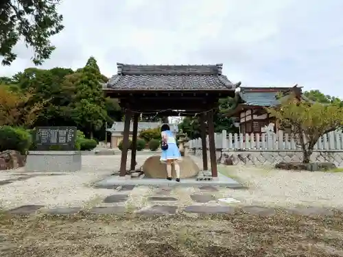 八柱神社の手水