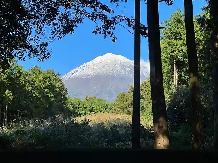 山宮浅間神社の景色