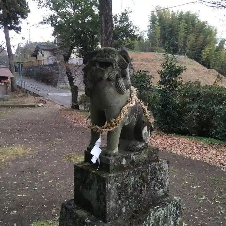 室菅原神社の狛犬