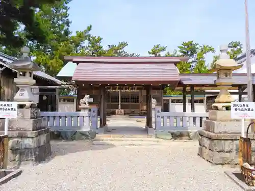 神明社（西之口神明社）の山門