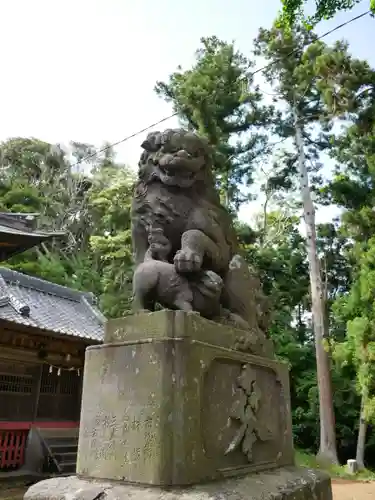 下立松原神社の狛犬