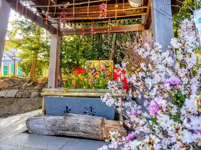 東海市熊野神社の手水舎