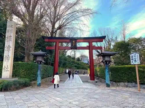 根津神社の鳥居