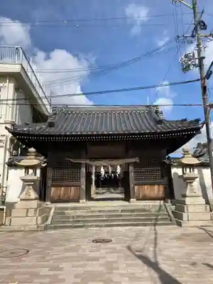 稲爪神社の山門・神門