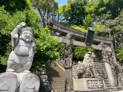 品川神社の像