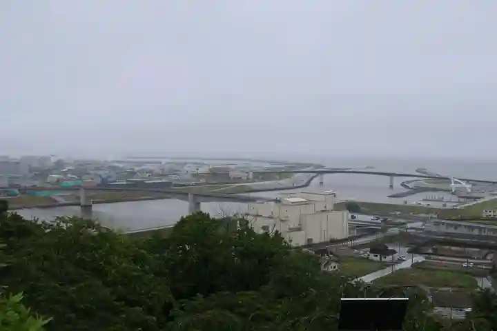 鹿島御児神社の景色