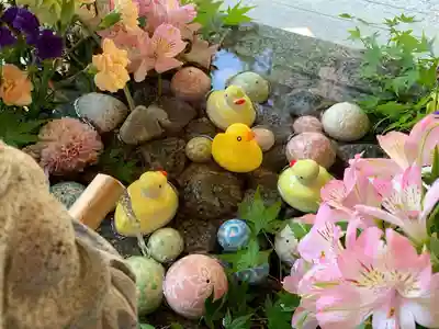 滑川神社 - 仕事と子どもの守り神の手水舎