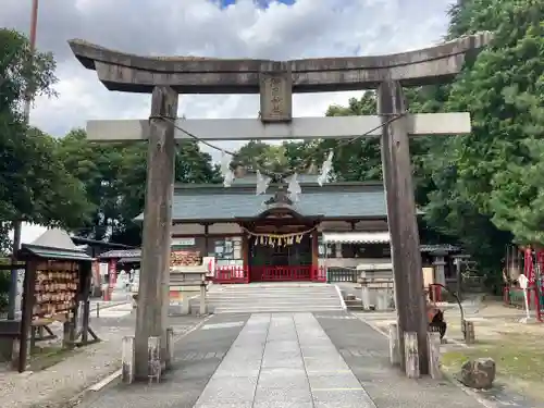 新羅神社の鳥居