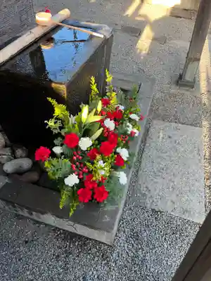 上尾御嶽神社の手水舎