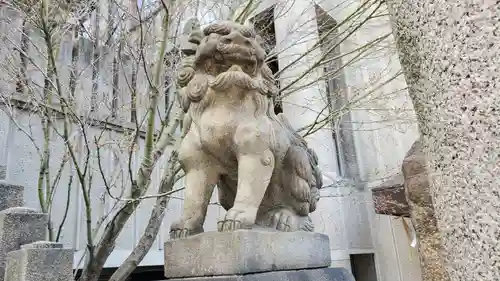 綱敷天神社御旅社の狛犬