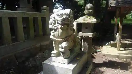 野中春日神社の狛犬